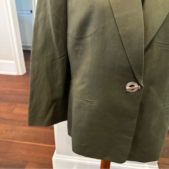 Anne Klein Olive Green Blazer - Picture 9 of 13